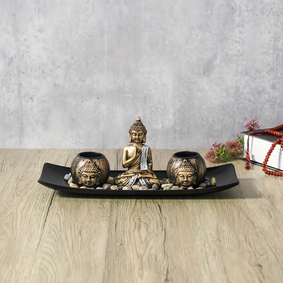 Zen Style Buddha Candle Holders - DECO