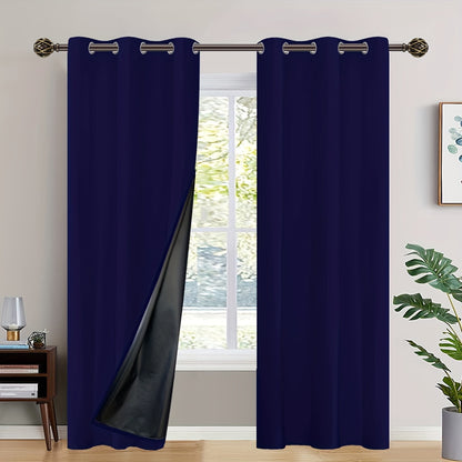 Insulated Blackout Curtains (2 pcs)