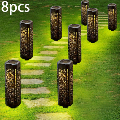 Solar Garden Path Lights (4 pcs) - DECO