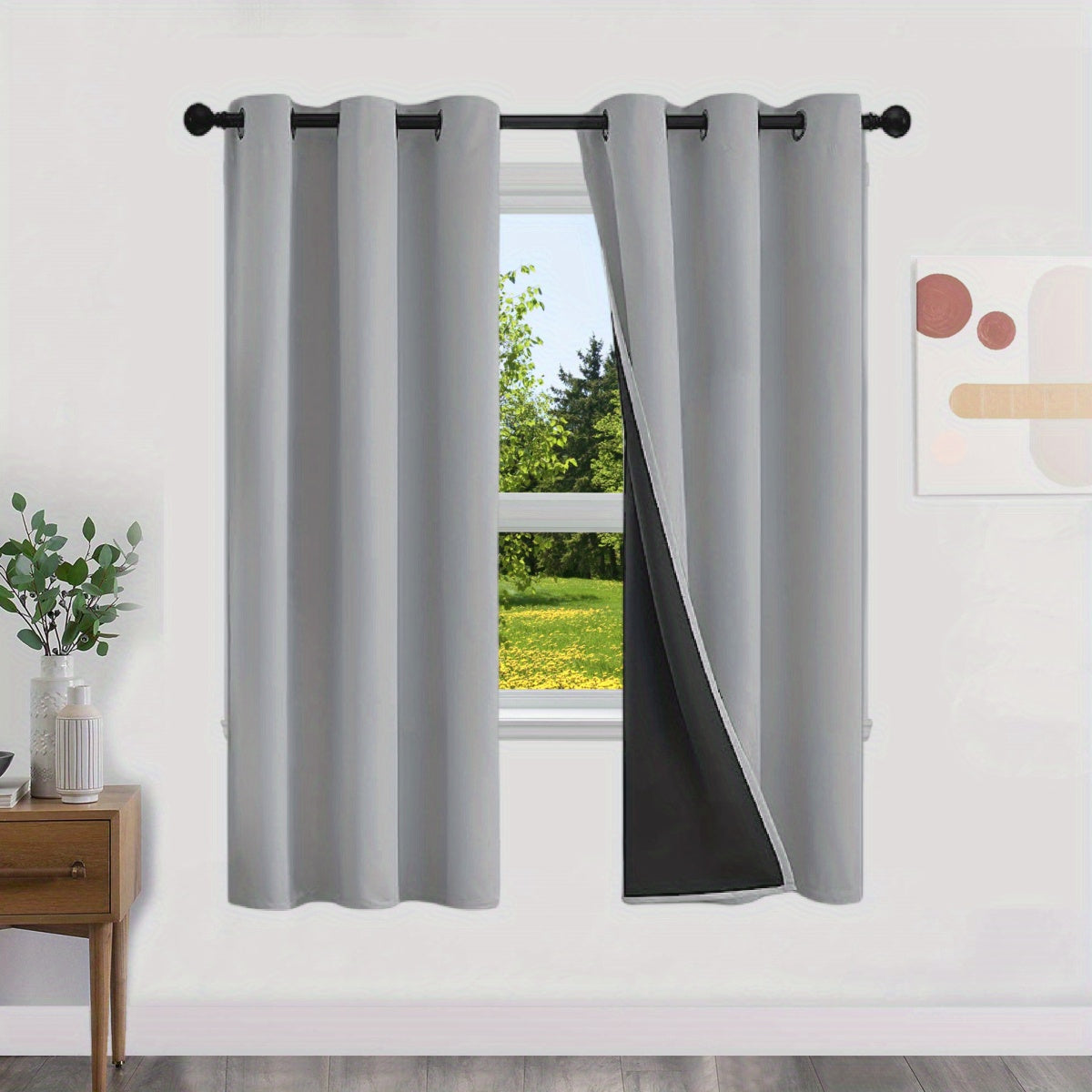 Minimalist Blackout Curtains (2 pcs)