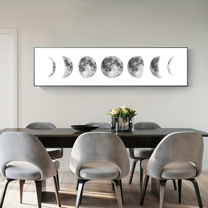 Moon Black & White Art Print - DECO