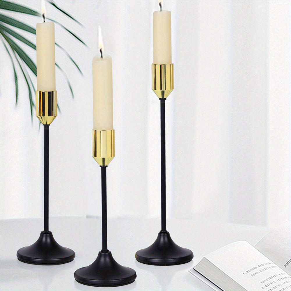 Iron Candlestick (3pcs) - DECO