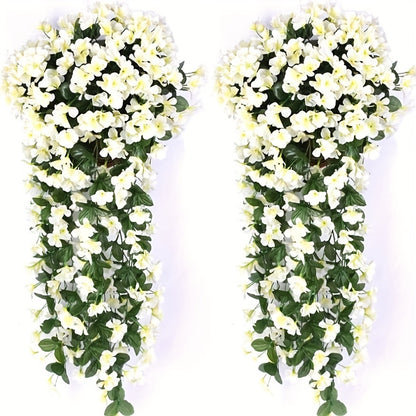 Violet Ivy Artificial Flowers (2 pcs) - DECO