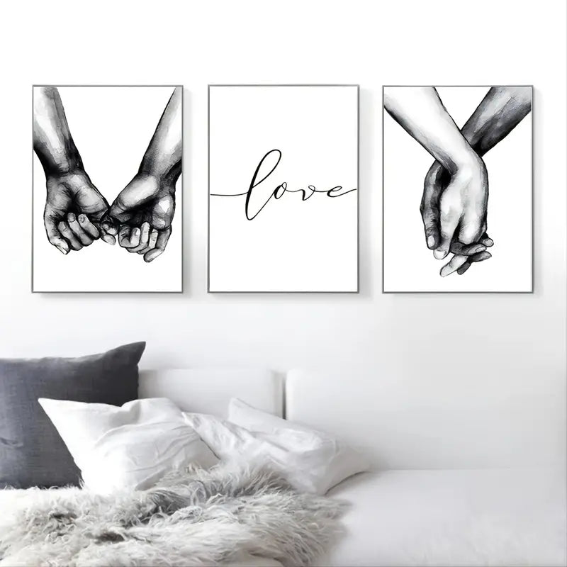 Love Hand Wall Decals (3pcs) - DECO