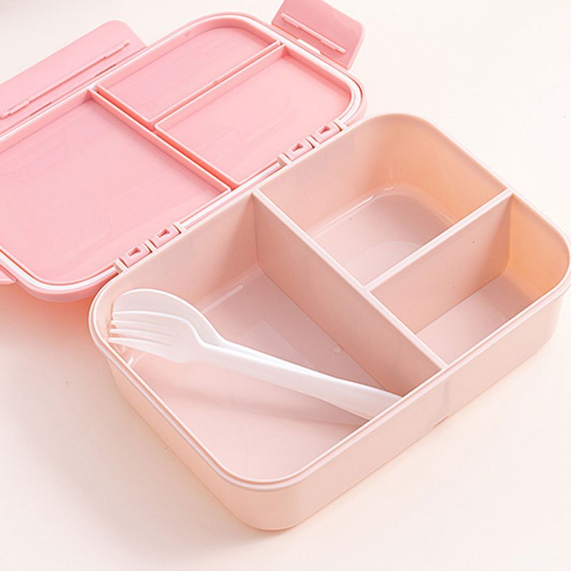 Flip Top Lunch Box with Tableware 1200ml - DECO