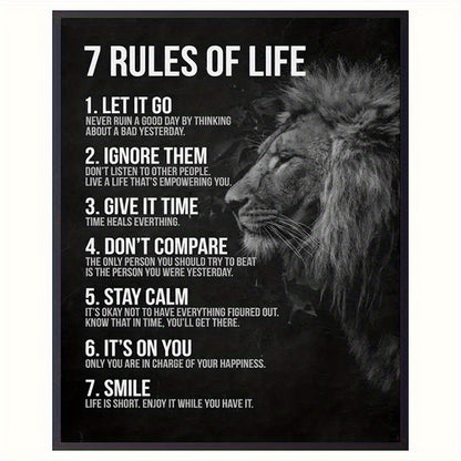 7 Rules of Life Poster - DECO