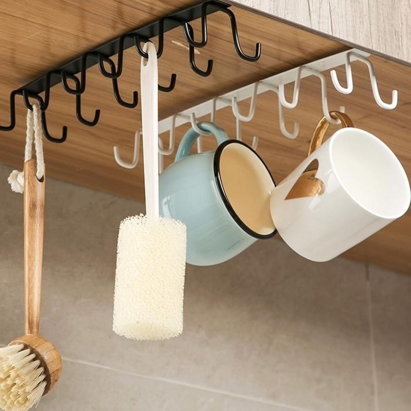 Cast Iron Hanging Hook Organizer - DECO