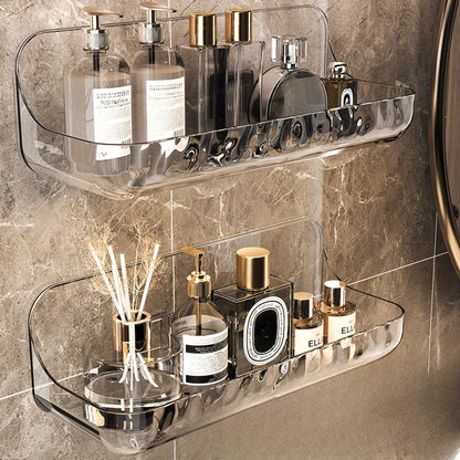 Acrylic Wall-Mounted Bathroom Organizer - DECO