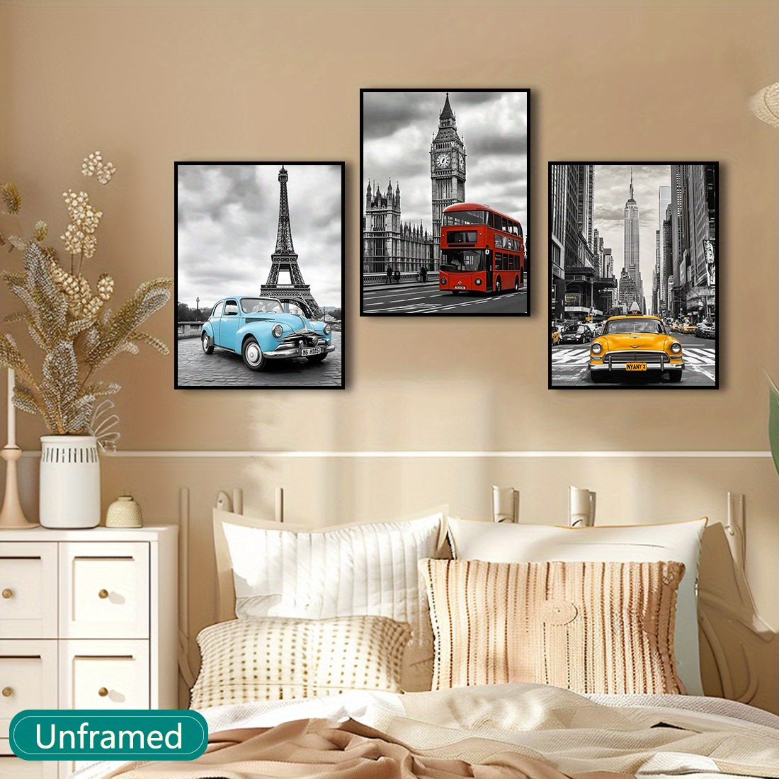 Iconic Landmarks Canvas Art Set - DECO