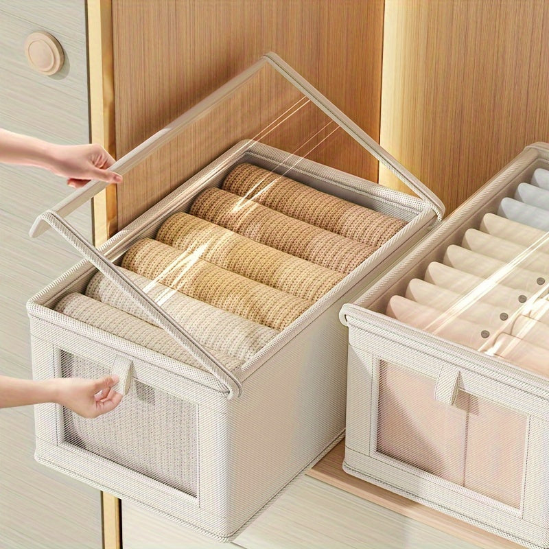 Collapsible Storage Bins with Cover - DECO