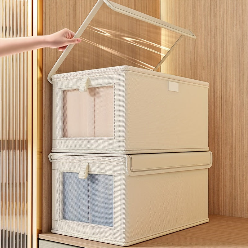 Collapsible Storage Bins with Cover - DECO