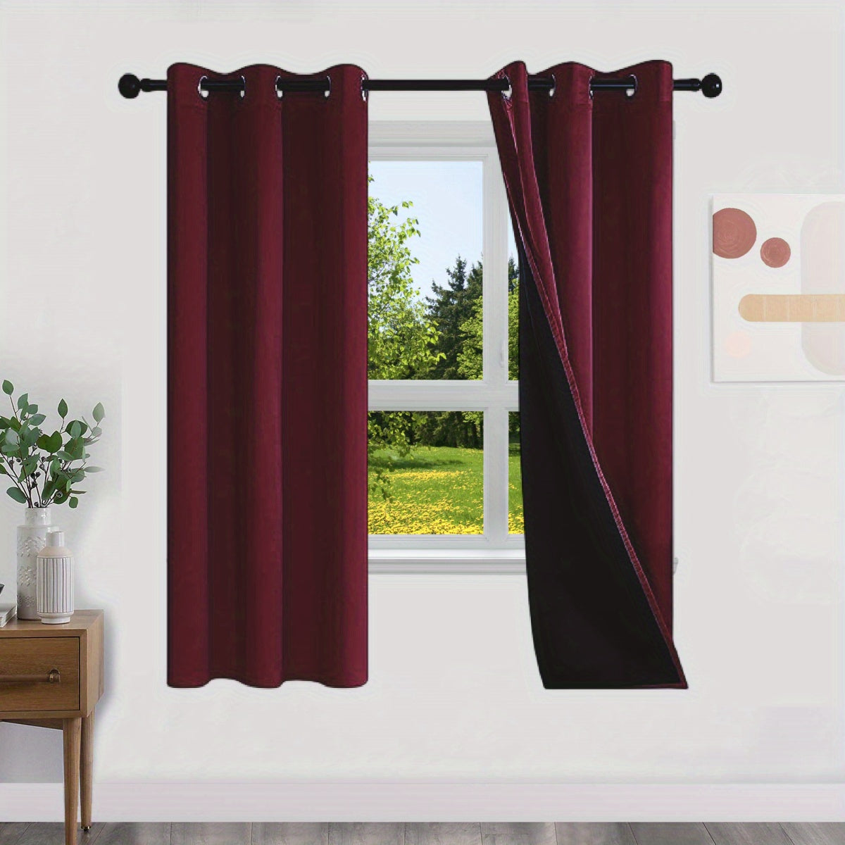 Minimalist Blackout Curtains (2 pcs)