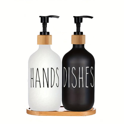 Soap Dispenser Set with Tray - DECO