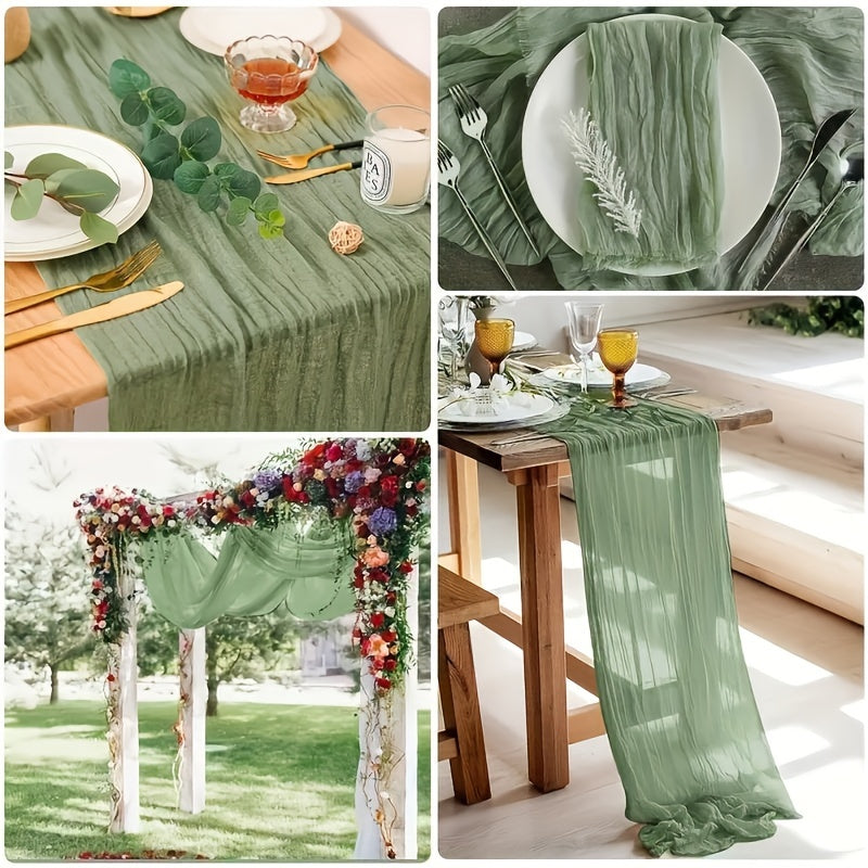 Balinese Pleated Table Runner