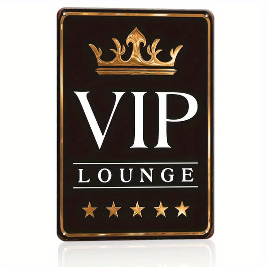 VIP Lounge Tin Sign - DECO