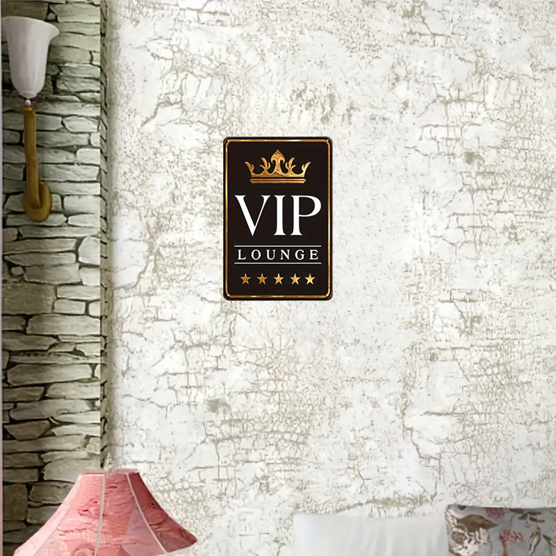 VIP Lounge Tin Sign - DECO