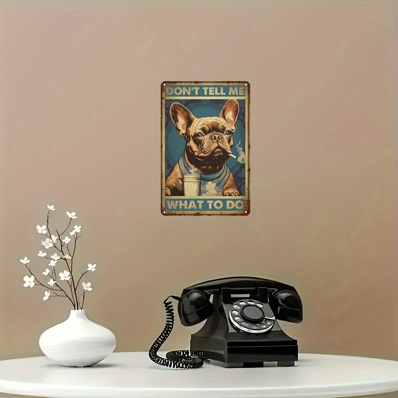 French Bulldog Metal Sign - DECO