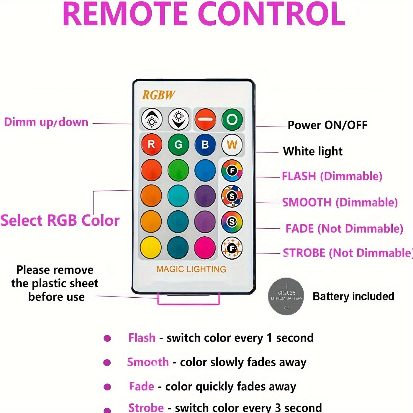 Smart RGB LED Light Bulb – 16 Colors - DECO