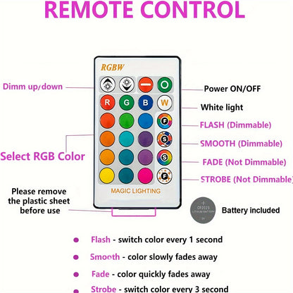 Smart RGB LED Light Bulb – 16 Colors - DECO