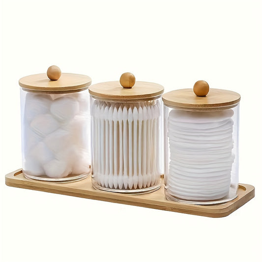 Clear Bathroom Organizer Set 3 pcs - DECO