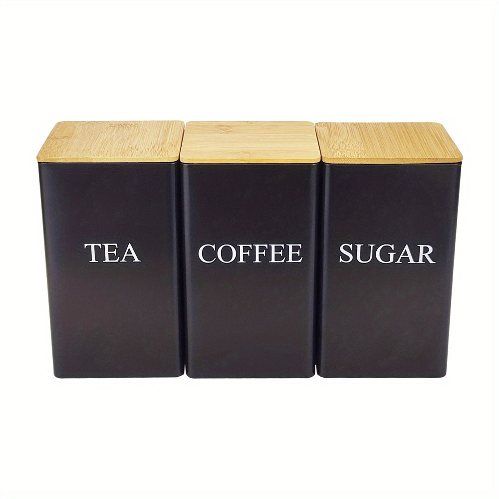 Tea, Coffee, Sugar Storage Set - DECO