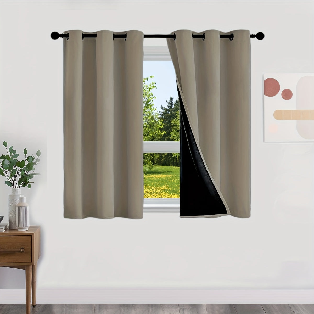 Minimalist Blackout Curtains (2 pcs)