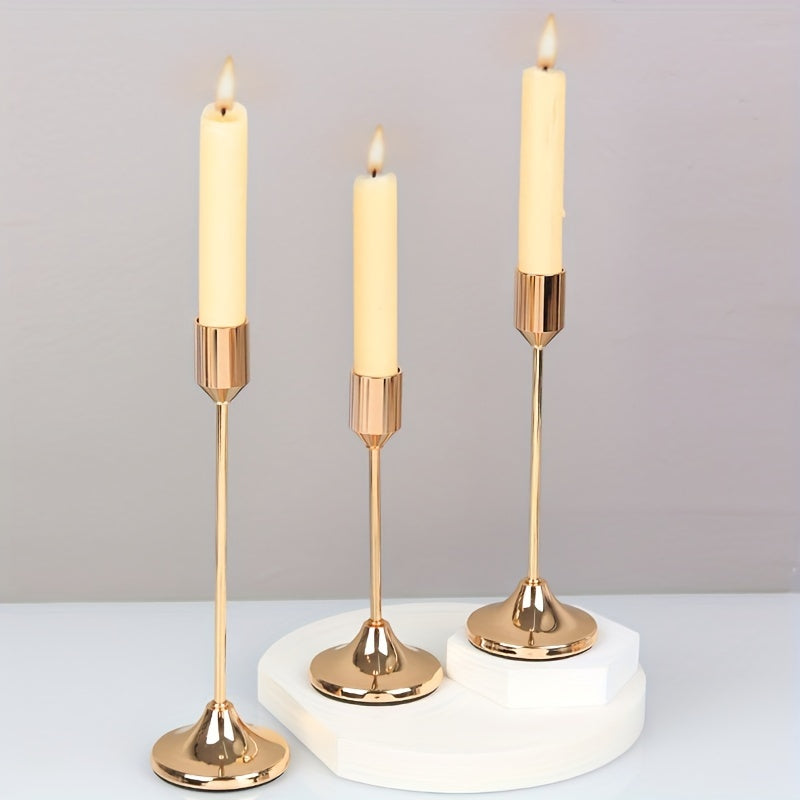 Iron Candlestick (3pcs) - DECO