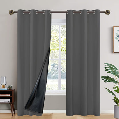 Insulated Blackout Curtains (2 pcs)