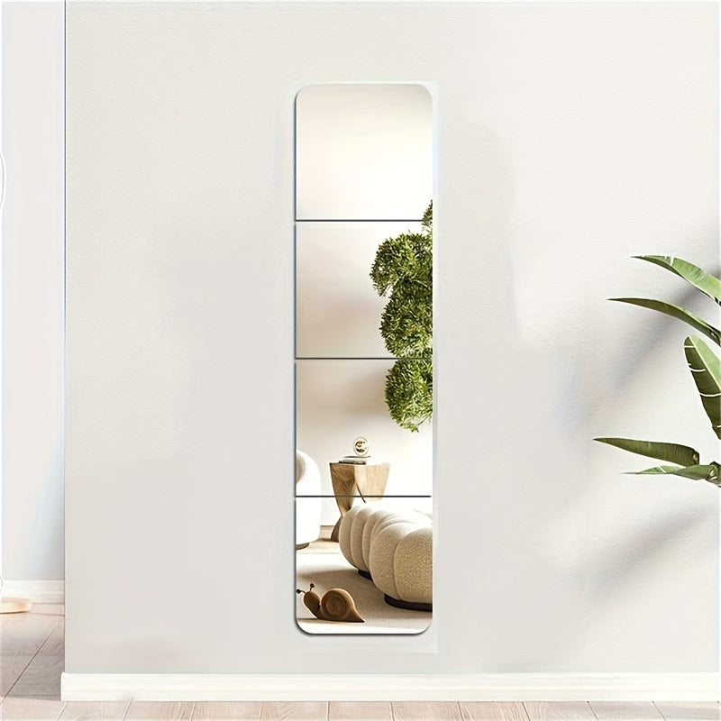 3D Acrylic Mirror Wall Decals - DECO