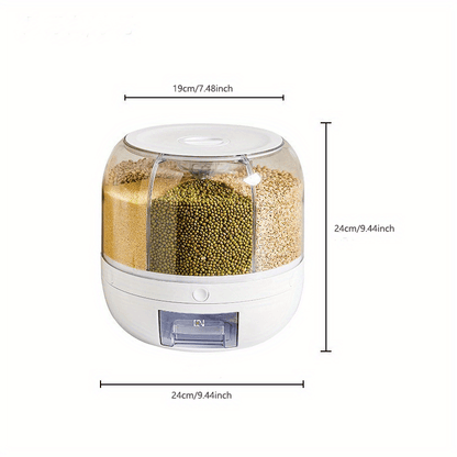 Rotating Rice Storage Container - DECO