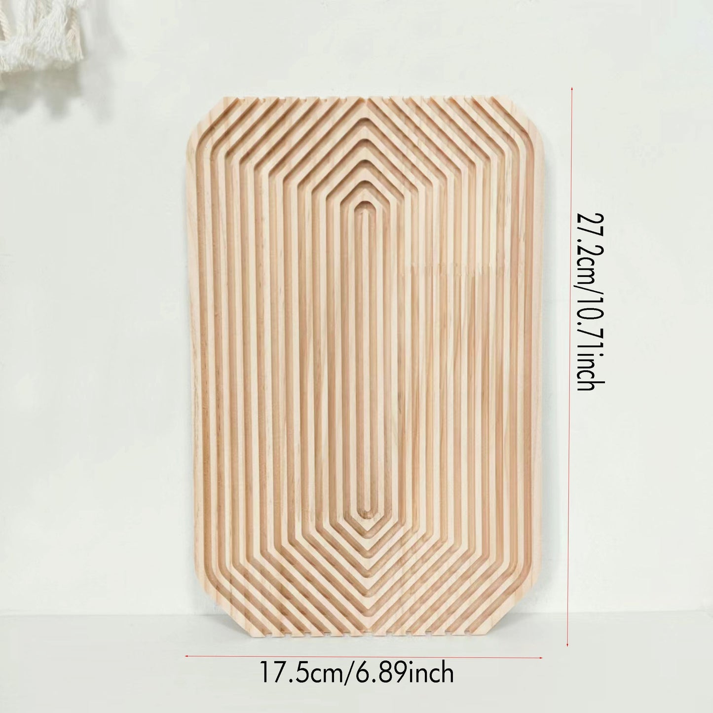 Boho Pine Wood Plate - DECO