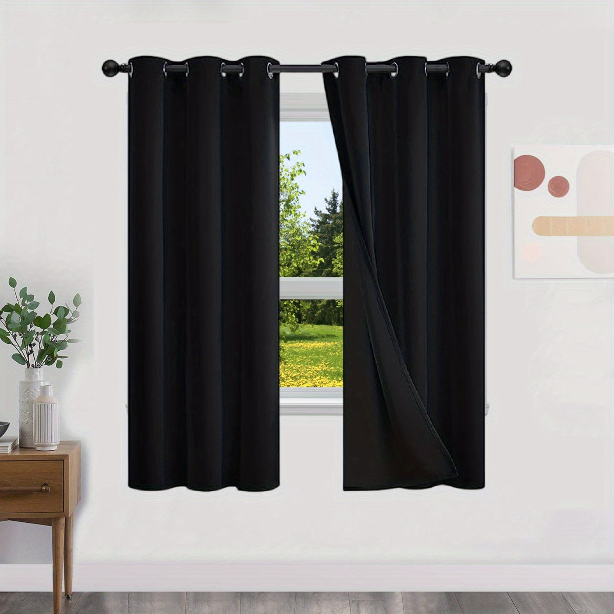 Minimalist Blackout Curtains (2 pcs)