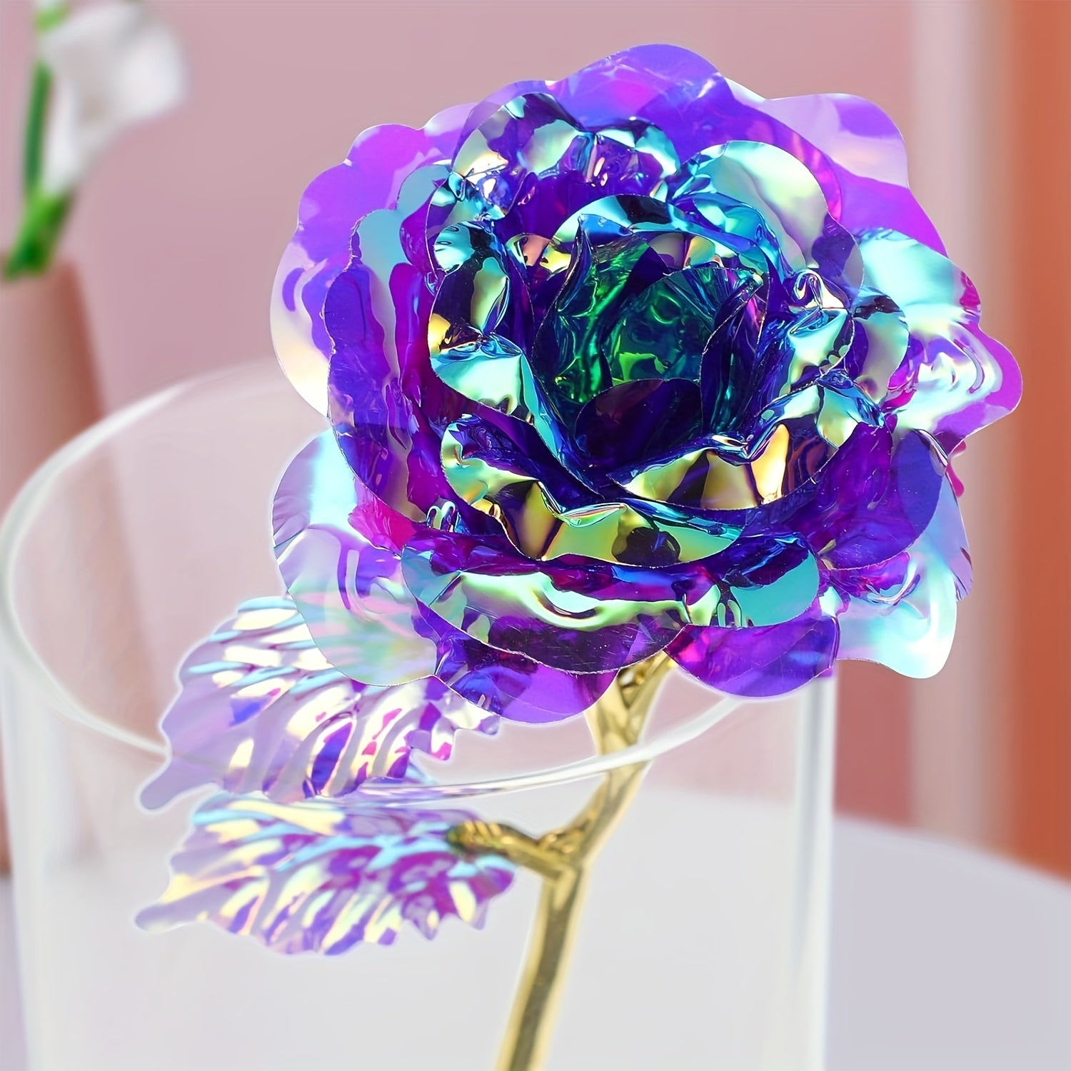 Multicolor Artificial Roses (10 pcs) - DECO