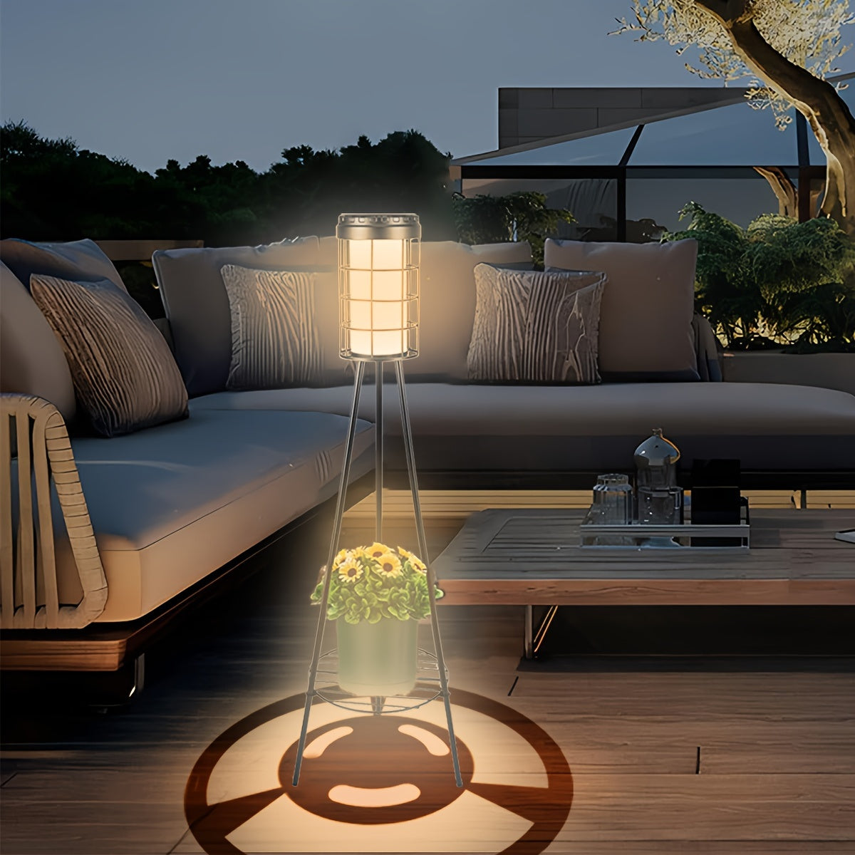 Solar Floor Lamp with Stand - DECO