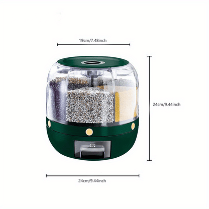 Rotating Rice Storage Container - DECO