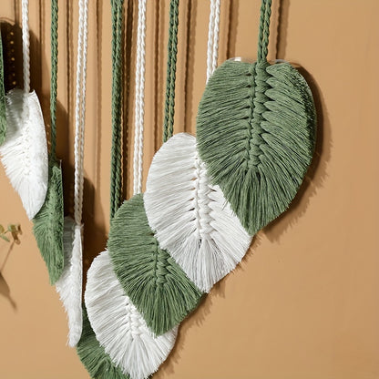 Boho Leaf Tassel Tapestry - DECO