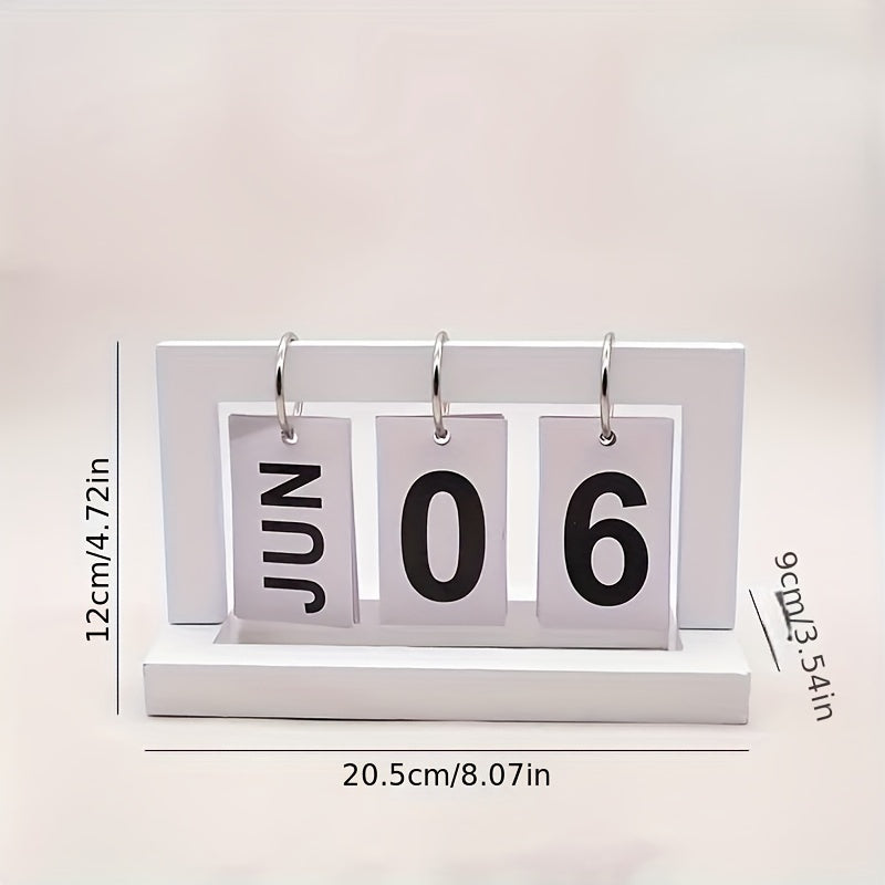 Scandinavian Wooden Perpetual Calendar - DECO