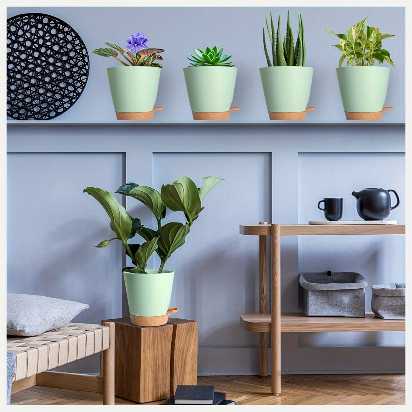 Self-Watering Planter Pots Set - DECO