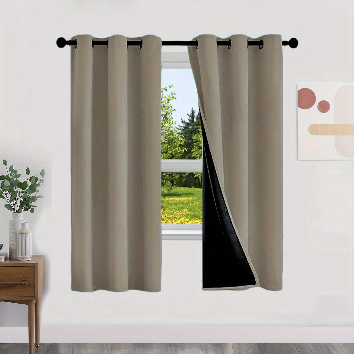 Minimalist Blackout Curtains (2 pcs)