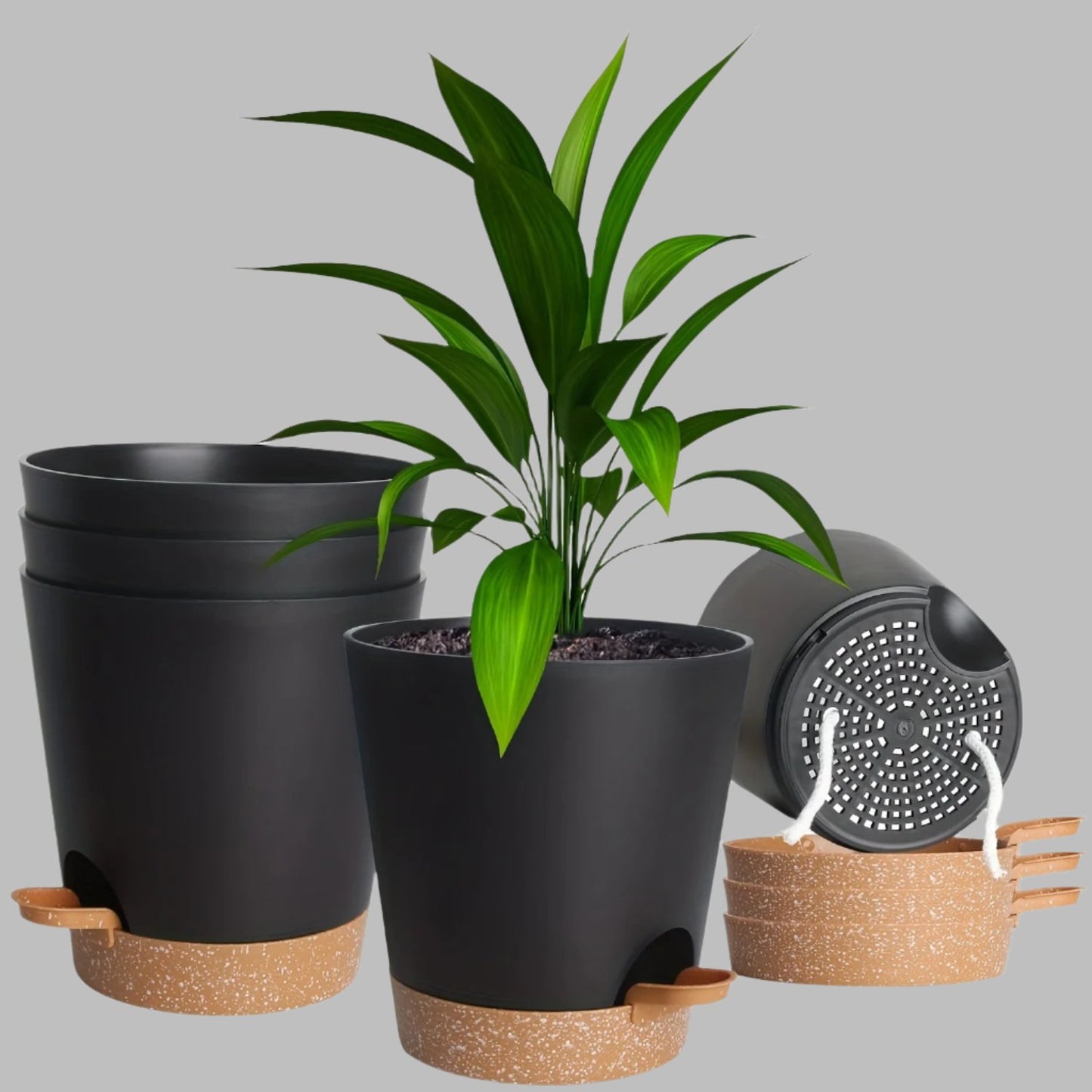 Self-Watering Planter Pots Set - DECO