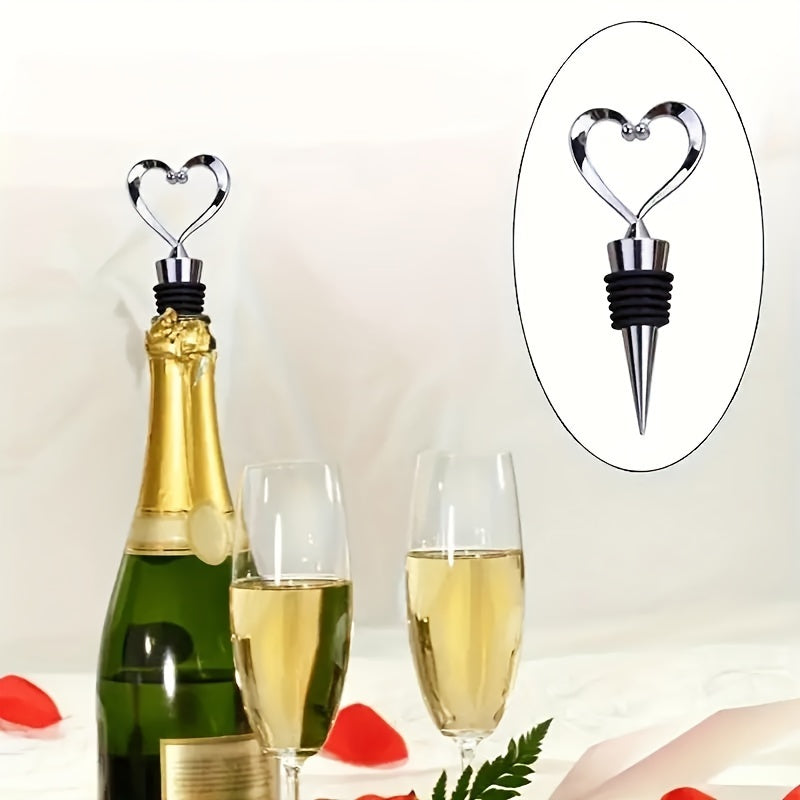 Heart-Shaped Wine Stopper - DECO