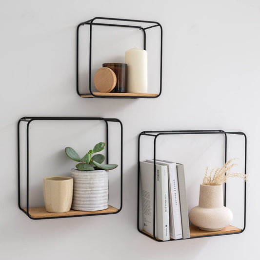 Vintage Wall Shelves Set - DECO