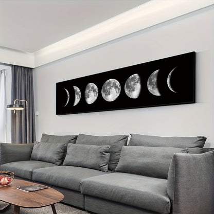 Moon Black & White Art Print - DECO