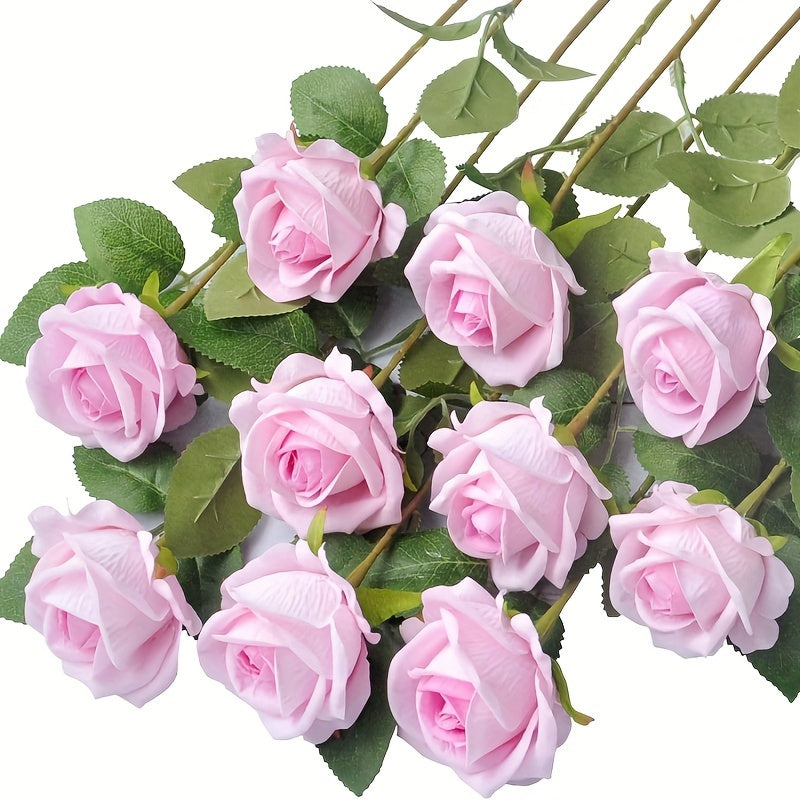 Artificial Roses (10 pcs) - DECO