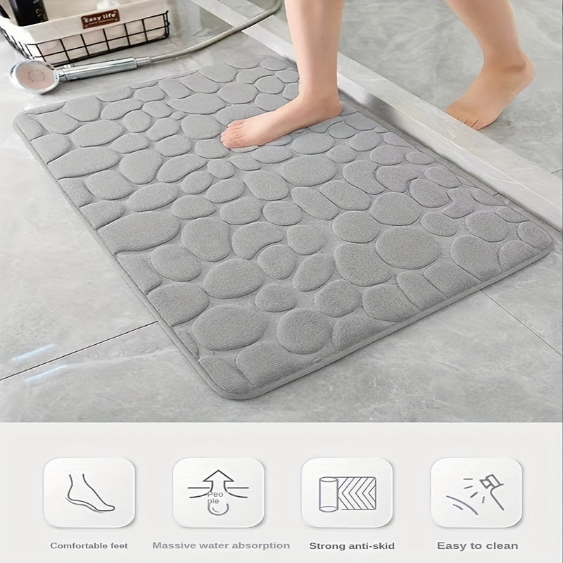 Memory Foam Bath Rug (10 options) - DECO