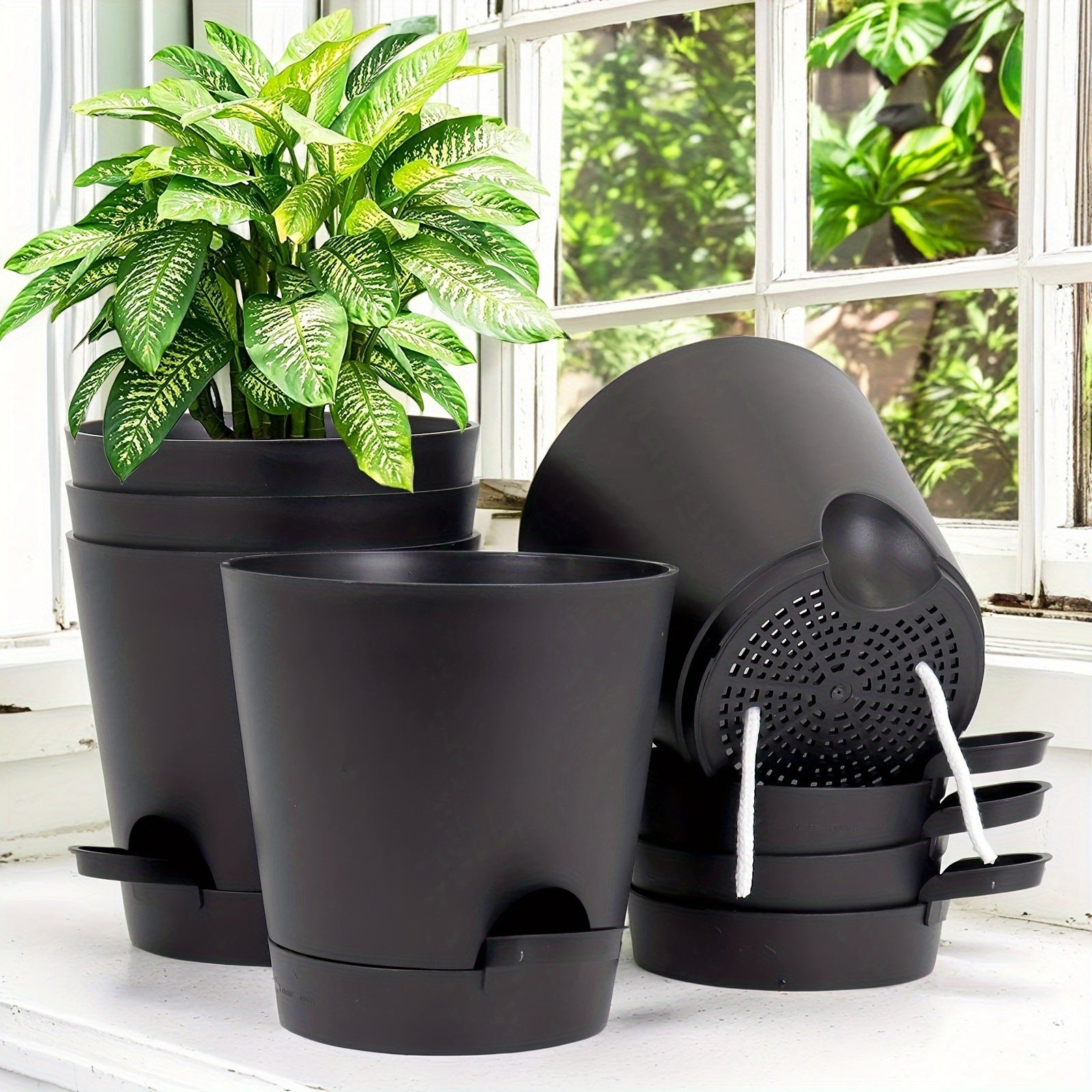 Self-Watering Planter Pots Set - DECO