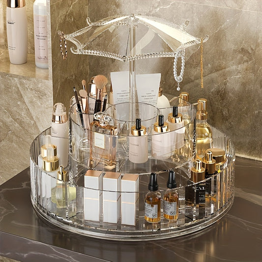 360° Rotating Makeup Organizer - DECO