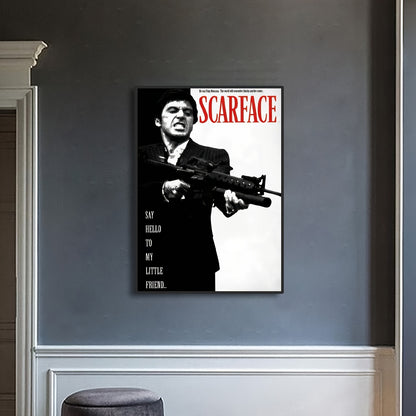 Black & White Movie Canvas Poster - DECO