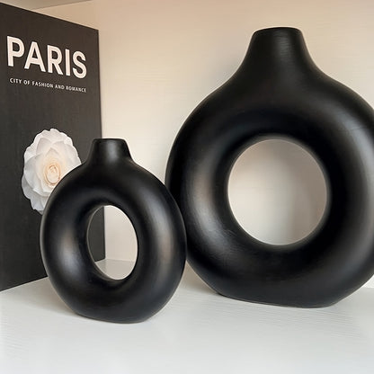 Elegant O-Shaped Vases - DECO