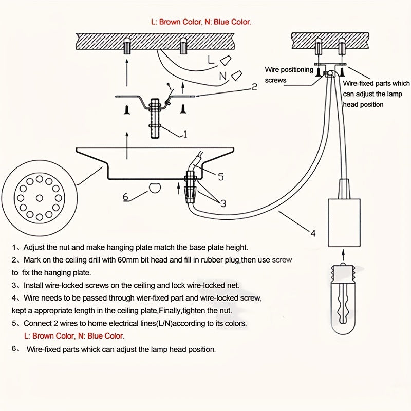 Modern Industrial Ceiling Lamp - DECO